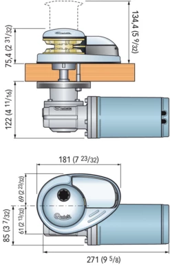 Quick Prince DP1 Ankerwinde Elektrisch - 500W, 12V, Kette 6mm, DIN 766 -RONSTAN Verkäufe 233 23072 642x1000 2