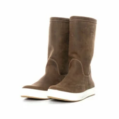 Boatboot Segelstiefel Leder Unisex Braun