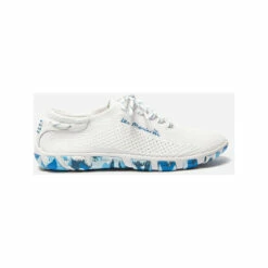 TBS Jazaria Bootsschuh Damen Weiß-meeresblau