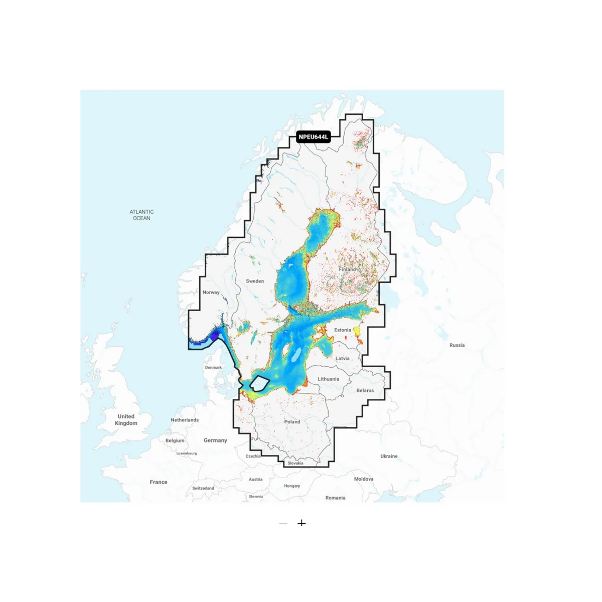 Navionics Platinum+ NPEU644L Seekarte Ostsee 3 Navionics Platinum+ NPEU644L Seekarte Ostsee