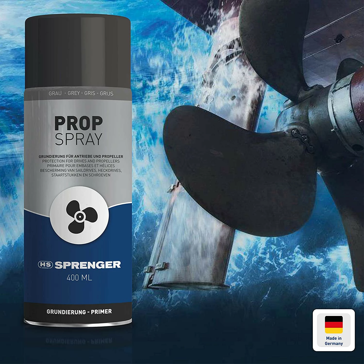 Sprenger Prop Spray Primer Grundierung - Grau, 400ml 4 Sprenger Prop Spray Primer Grundierung - Grau, 400ml – Bild 2