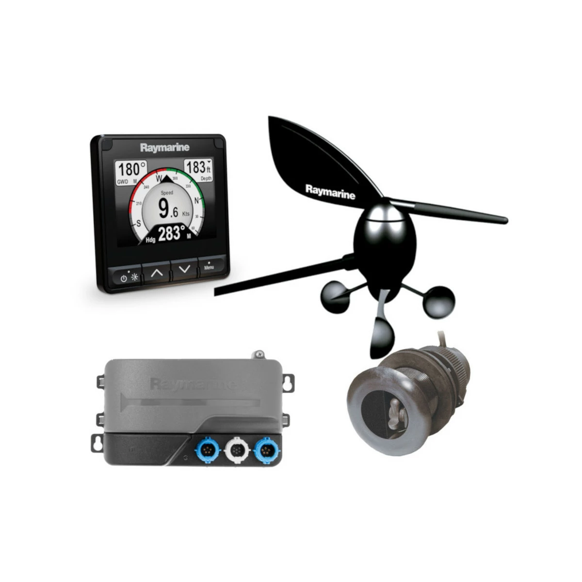 Raymarine I70s Tridata-Paket Schwarz 3 Raymarine I70s Tridata-Paket Schwarz