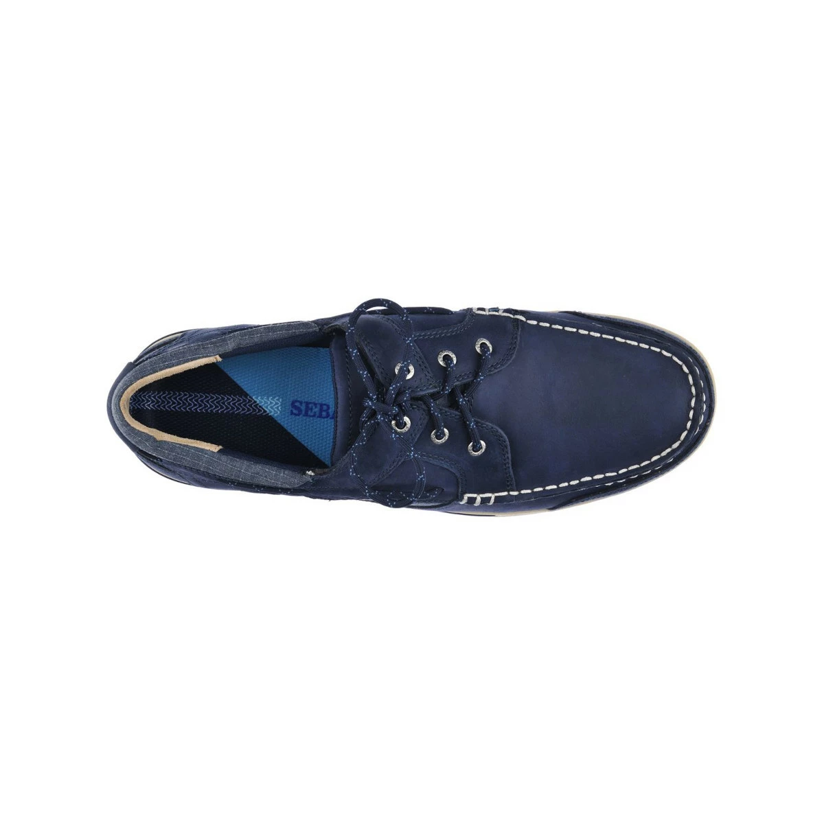 DEAL: Sebago Triton Three Eyelets Bootsschuh Herren Blau 4 DEAL: Sebago Triton Three Eyelets Bootsschuh Herren Blau – Bild 2
