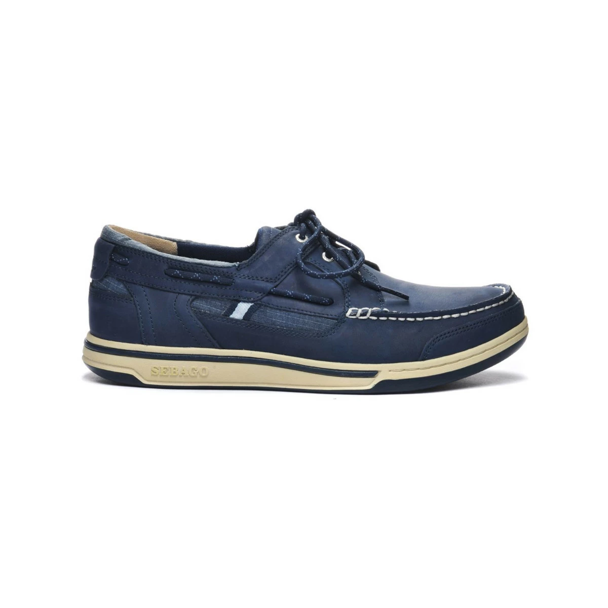 DEAL: Sebago Triton Three Eyelets Bootsschuh Herren Blau 3 DEAL: Sebago Triton Three Eyelets Bootsschuh Herren Blau