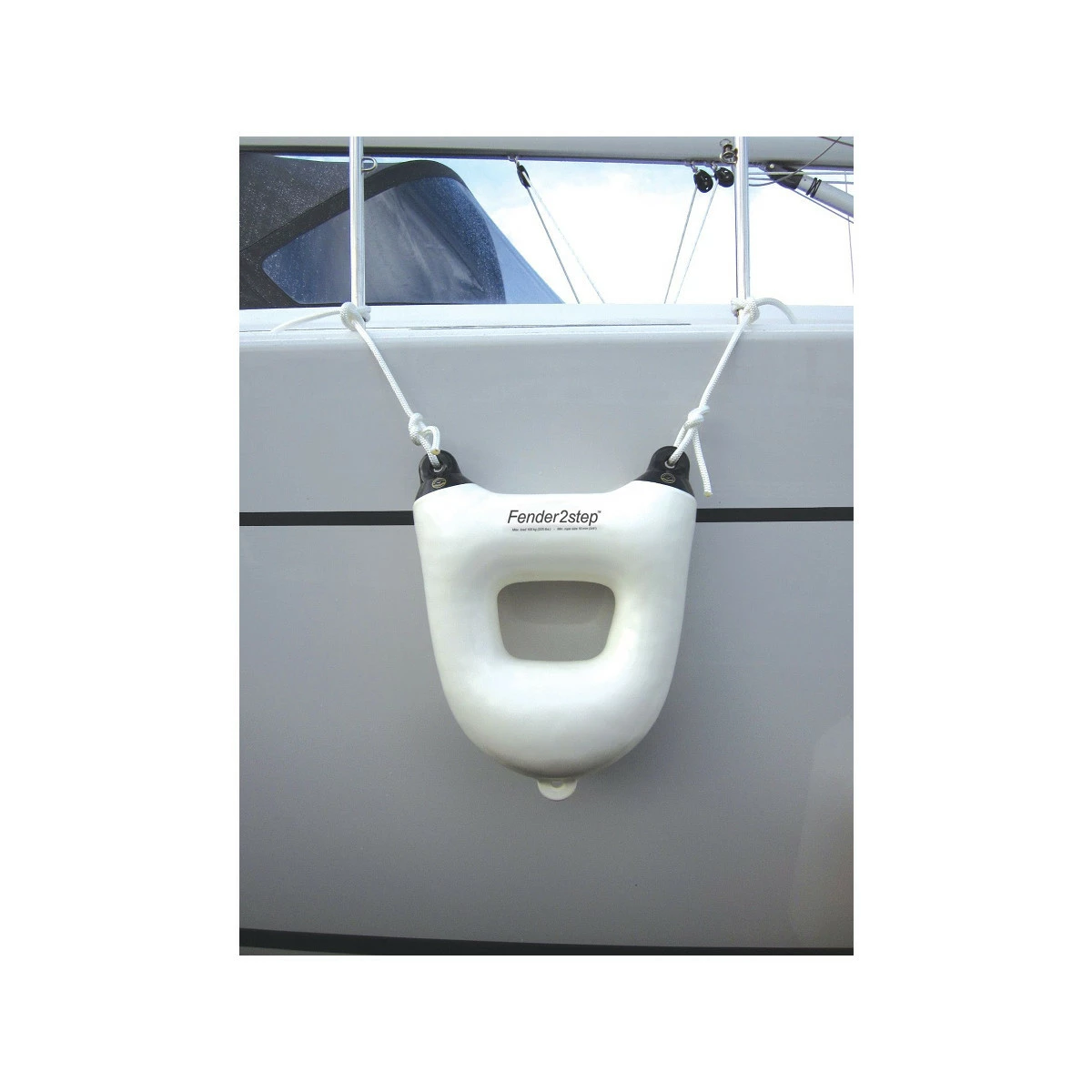 Dan-Fender Fenderstep 2 Stufen Weiß 5 Dan-Fender Fenderstep 2 Stufen Weiß – Bild 3