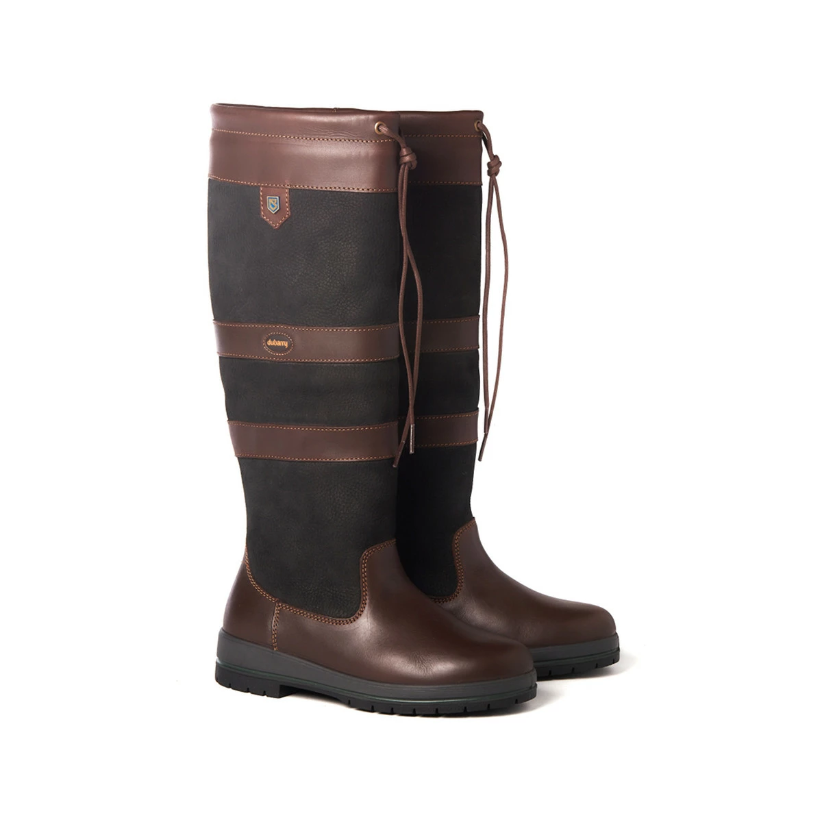 Dubarry Galway Country Boots Lederstiefel GoreTex Unisex Schwarz-braun 4 Dubarry Galway Country Boots Lederstiefel GoreTex Unisex Schwarz-braun – Bild 2