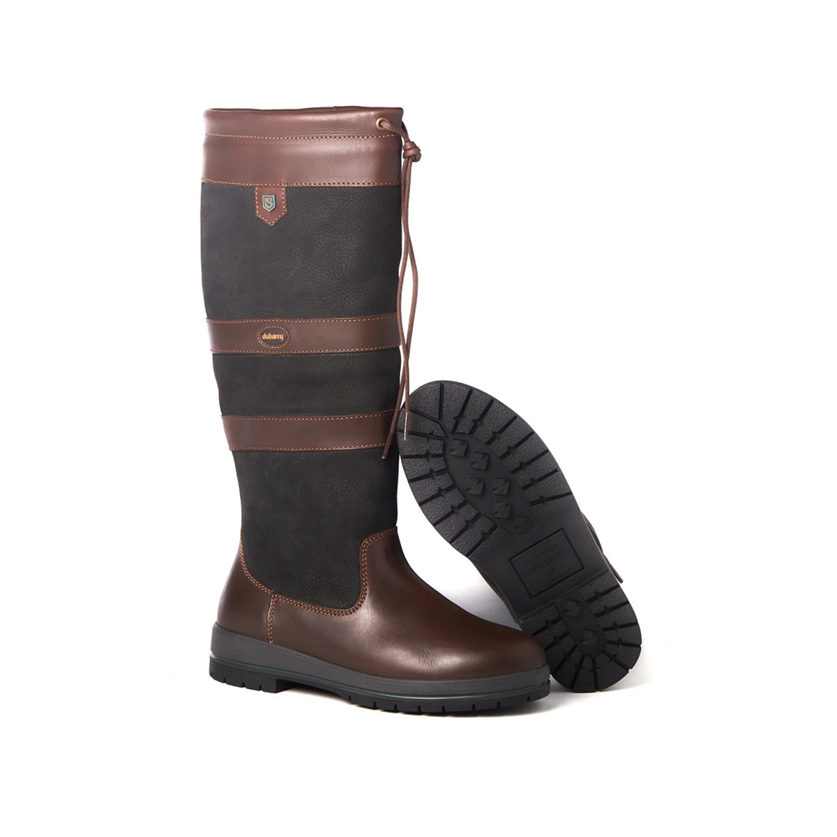 Dubarry Galway Country Boots Lederstiefel GoreTex Unisex Schwarz-braun 5 Dubarry Galway Country Boots Lederstiefel GoreTex Unisex Schwarz-braun – Bild 3