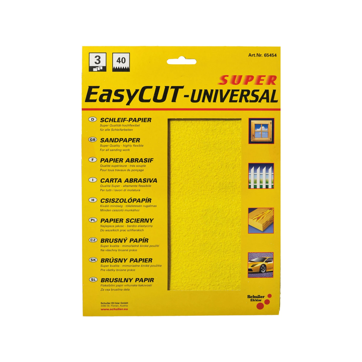 EasyCUT Universal-Schleifpapier 230 X 280mm Im 3er Pack 3 EasyCUT Universal-Schleifpapier 230 X 280mm Im 3er Pack