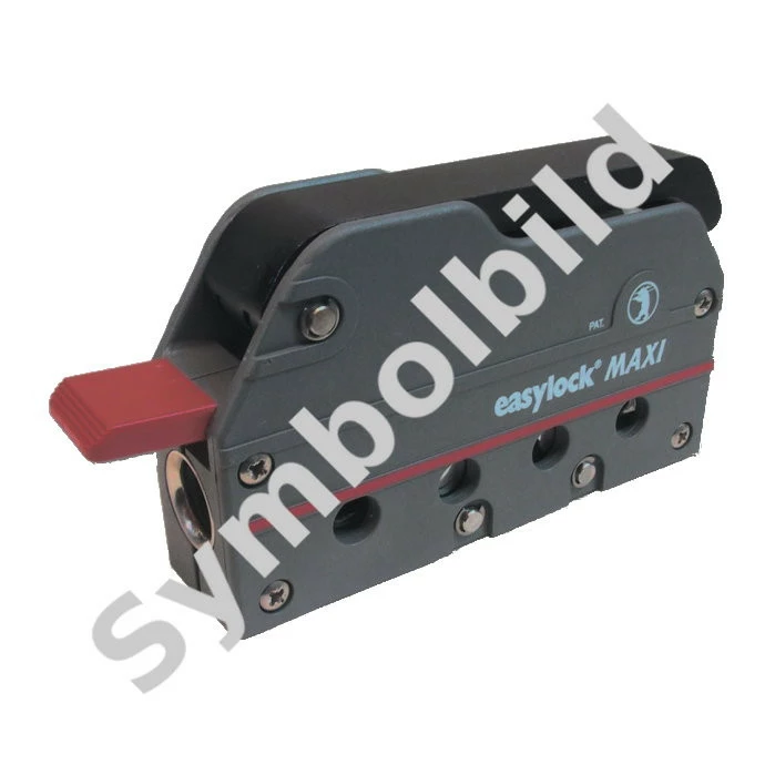 Easy Marine Easylock Maxi Fallenstopper - 10-14mm Schot, Schwarz, Zweifach 3 Easy Marine Easylock Maxi Fallenstopper - 10-14mm Schot, Schwarz, Zweifach