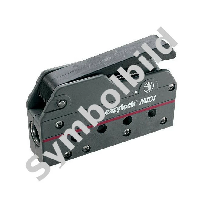 Easy Marine Easylock Midi Fallenstopper - 6-12mm Schot, Schwarz, Dreifach 3 Easy Marine Easylock Midi Fallenstopper - 6-12mm Schot, Schwarz, Dreifach