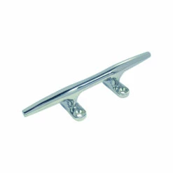 Edelstahl-Klampe Rund - Länge 150mm, Lochabstand 40mm