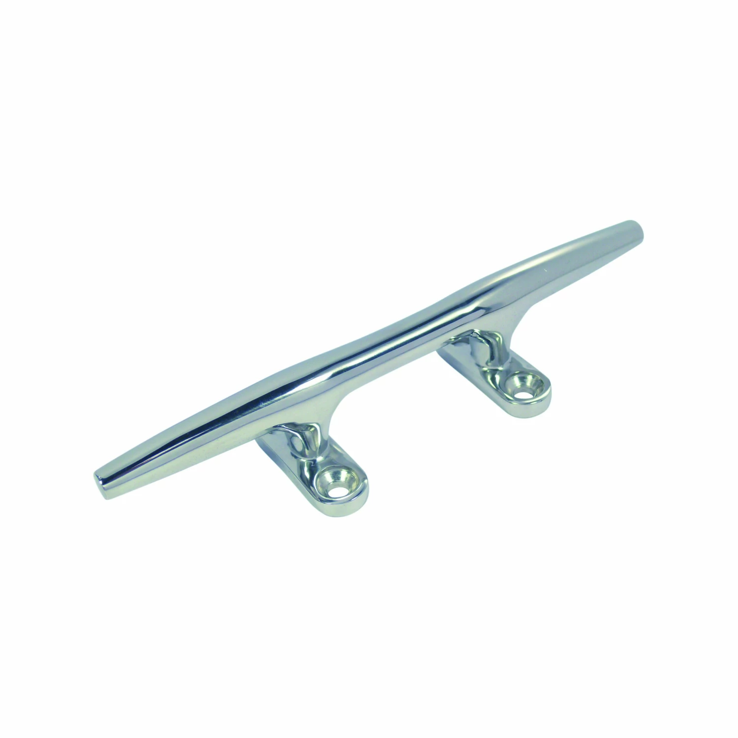 Edelstahl-Klampe Rund - Länge 200mm, Lochabstand 53mm 3 Edelstahl-Klampe Rund - Länge 200mm, Lochabstand 53mm