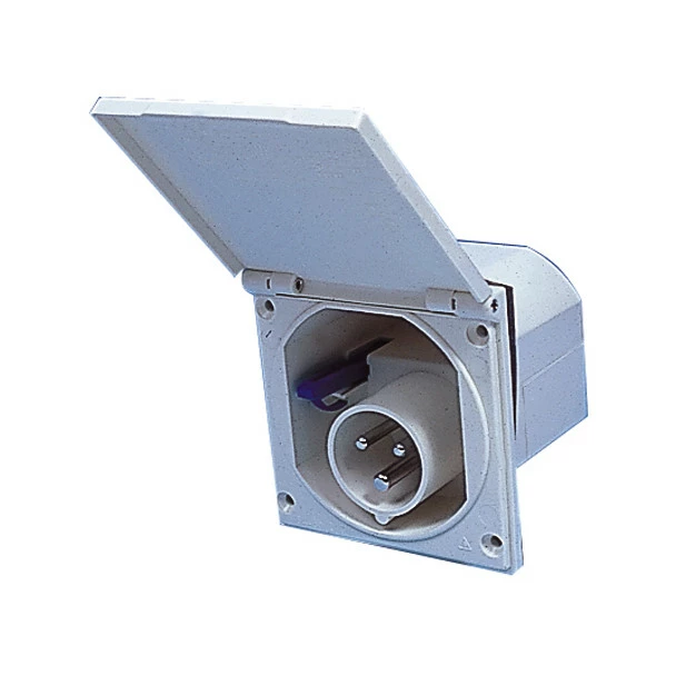 Einbaustecker CEE 220V - Elfenbein 3 Einbaustecker CEE 220V - Elfenbein