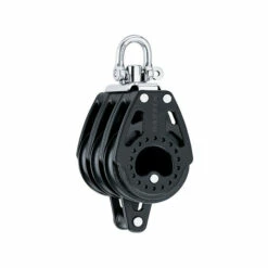 Harken 57mm Carbo Block - Dreischeibig Mit Wirbelschäkel Und Hundsfott