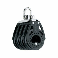 Harken 57mm Carbo Block - Vierscheibig Mit Wirbelschäkel
