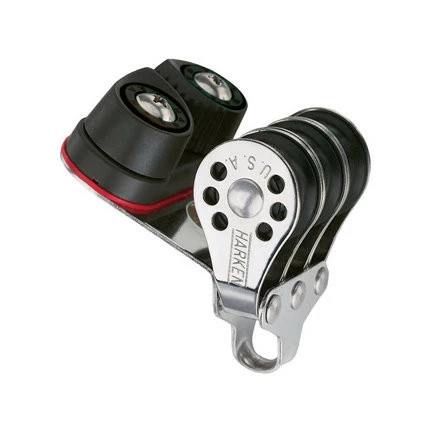Harken Micro Block 22mm - Dreischeibig Mit Klemme 3 Harken Micro Block 22mm - Dreischeibig Mit Klemme
