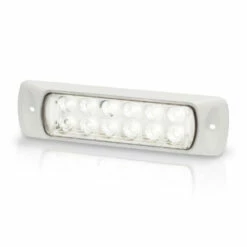 Hella Marine Serie 0670 Sea Hawk LED Deckscheinwerfer - Einbau, Engstrahlend, Gehäuse Weiß