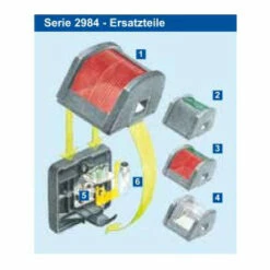 Hella Marine Serie 2984 Lichtgehäuse Für Topplaterne - Schwarz