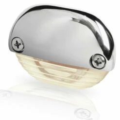Hella Marine Serie 8560 Easy Fit Stufenleuchte LED - Gehäuse Edelstahl Poliert, Lichtfarbe Warmweiß