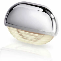 Hella Marine Serie 8560 Easy Fit Stufenleuchte LED - Gehäuse Kunststoff Verchromt, Lichtfarbe Warmweiß