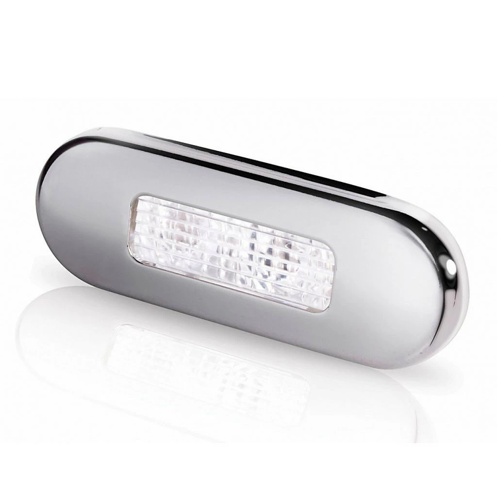 Hella Marine Serie 9680 LED Stufenleuchte - Lichtfarbe Weiß, Gehäuse Edelstahl Poliert 3 Hella Marine Serie 9680 LED Stufenleuchte - Lichtfarbe Weiß, Gehäuse Edelstahl Poliert