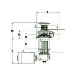 Maxwell Ankerwinde RC10 Elektrisch - 1000W, 12V, Kette 8mm, Tau 14-16mm -RONSTAN Verkäufe maxwell edelstahl ankerwinde rc 10 elektrisch vertikal tz2 1000 w 12 v kette 8 mm tau 14 16 mm 1 4202 341x341