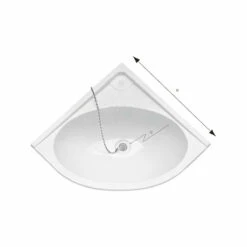 Plastimo Kunststoffwaschbecken Weiß