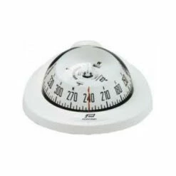Plastimo Kompass Offshore 75 - Weißer Kompassring, Mit Weißer Rose
