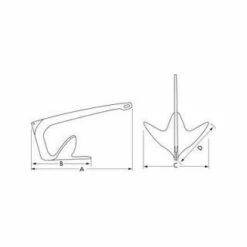 Plastimo M-Anker Verzinkt - Gewicht 10kg -RONSTAN Verkäufe plastimo m anker verzinkt tz gewicht 2 kg 4142 320x320 4