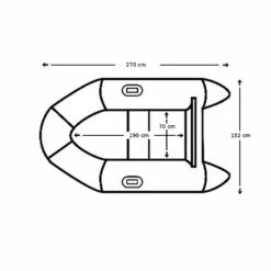 Talamex Aqualine QLA270 Schlauchboot Mit Luftboden, Länge 2,70m, Grau -RONSTAN Verkäufe talamex aqualine qla270 schlauchboot mit luftboden laenge 2 70m grau 5585 900x900