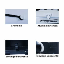 Talamex Aqualine QLX300 Schlauchboot Mit Aluminiumboden, Länge 3,00m, Grau -RONSTAN Verkäufe talamex aqualine qls200 230 250 schlauchboot mit luft alu boden l nge 2 00 2 50m grau 1 5584 1080x1080 4